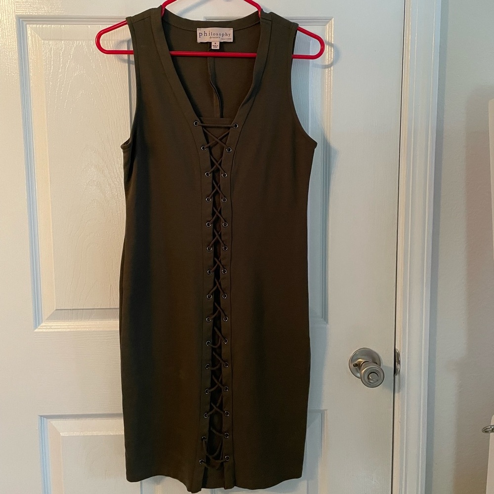 Hunter green dress